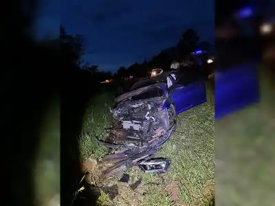 Perdió el control de su Vento en la Ruta 14 y el viaje terminó de la peor manera