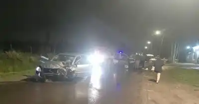 Ruta 2: chocaron un auto, una camioneta y un camión y un joven de 29 años no sobrevivió
