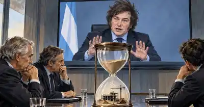 Milei pidió paciencia en París, pero un dato de la inversión enfrió el optimismo
