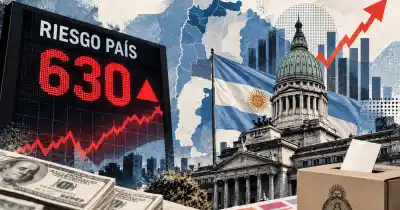 El riesgo país pasó los 630 puntos y la política sigue sin destrabar las inversiones