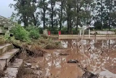Un temporal arrasó con todo en un club centenario: la desolación que dejó tras de sí