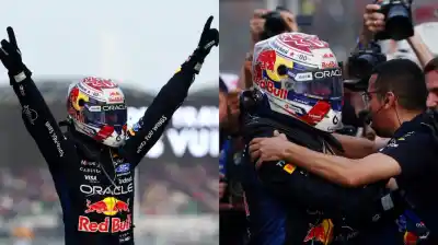 Verstappen ganó en Bahréin, pero la carrera tuvo un arranque de película