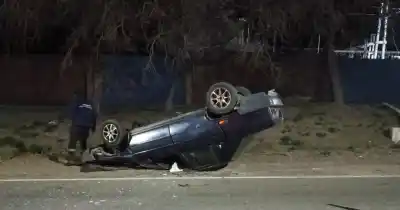 Volcó en Tupungato y dijo que se durmió al volante: el dato que lo complicó