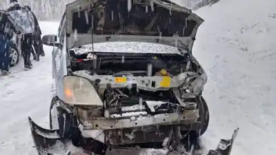 Tres autos, nueve personas y una trampa de hielo en el paso a Chile