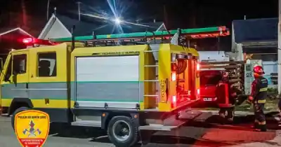 Una casilla rodante se incendió en El Chaltén: dónde se originó el fuego