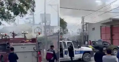 Un incendio en barrio Pablo Saravia movilizó a policías y bomberos: lo que no se sabe todavía