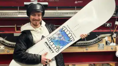 Tadeo, el sanmartinense que la rompe en el snowboard mundial y ahora pide una mano clave
