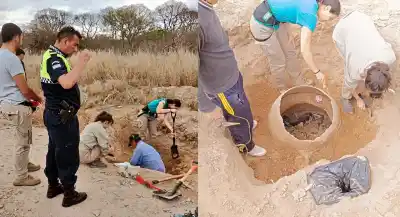 La lluvia destapó una vasija enterrada en Choromoro: lo que encontraron alrededor sorprendió a los arqueólogos
