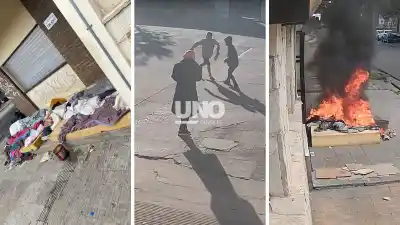 En Junín al 2100 quemaron un colchón y los vecinos ya no saben con quién se van a cruzar al salir
