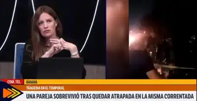 Salieron de una fiesta y lo que encontraron en el camino los dejó atrapados en medio de la tormenta