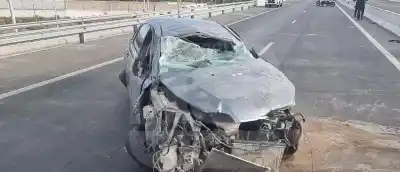 Iba a trabajar a San Juan, se durmió al volante y el paredón de Ruta 40 le dio un final impensado