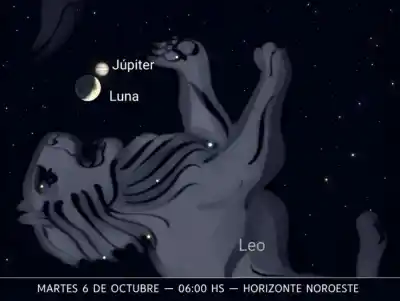 La Luna se junta con dos planetas esta semana: a qué hora mirar el cielo