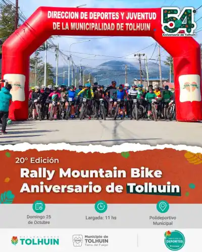 El Rally MTB de Tolhuin cumple 20 ediciones y ya abre la inscripción: tres distancias y el Cerro Michi como desafío