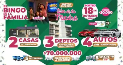 El Bingo de la Liga sortea casas, autos y $70 millones: cuánto cuesta el cartón