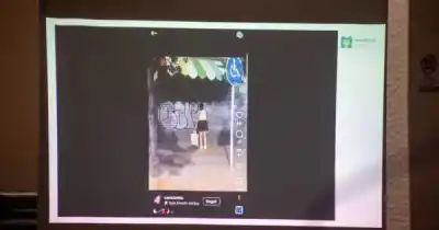 Pintó 22 grafitis en la Ciudad y la cuenta la terminó pagando ella