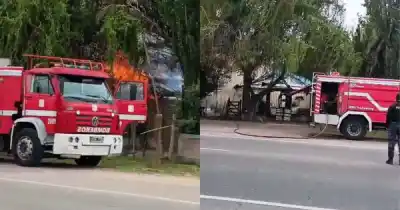 Un local de antigüedades en San Rafael ardió por completo: lo que encontraron los bomberos