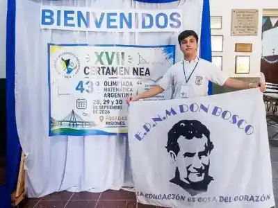 Un formoseño se llevó el primer puesto en la Olimpíada de Matemática del NEA y ahora espera un veredicto clave