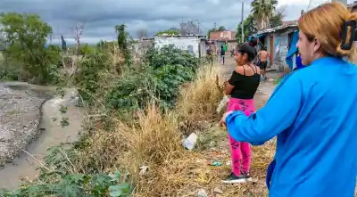 Vecinos del Arenales ya saben lo que se les viene: "Nos amanecemos viendo cómo crece el río"