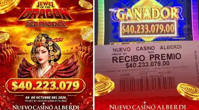 Otra vez la suerte golpeó en el casino de Salta: un premio de más de $40 millones en una sola jugada