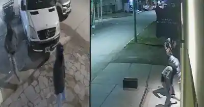 Vecinos de Las Heras los vieron merodear y ahora las cámaras los delatan
