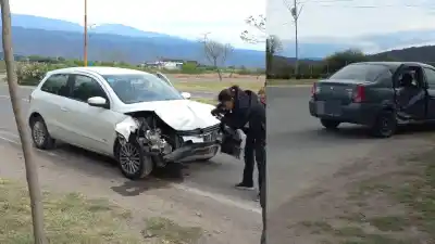 Iba al trabajo en el auto gris y terminó internada: lo que reveló el impacto en la rotonda del CAPE