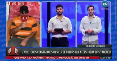 Salta se movilizó por Luis y Miguel: la silla de ruedas que esperaban ya tiene destino