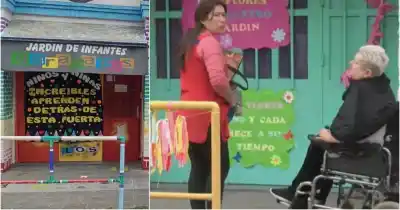 Iba en silla de ruedas al jardín y dos motochorros le arrancaron la mochila: "Pensé que me tiraba al piso"
