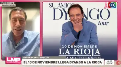 Dyango vuelve a La Rioja y el productor ya avisó: "Esta será la última vez"