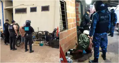 Allanaron una casa en Parque Adam: lo que encontraron adentro complicó a dos hombres