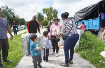 Operativo de asistencia se despliega en zonas afectadas tras intensas lluvias