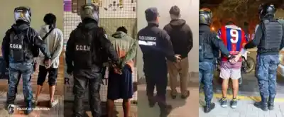 Los sacaron de circulación en plena calle: 28 motos terminaron en el depósito y cinco hombres presos