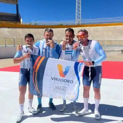 Virasoro tiene un campeón continental: el ciclista que se subió al podio en Bolivia