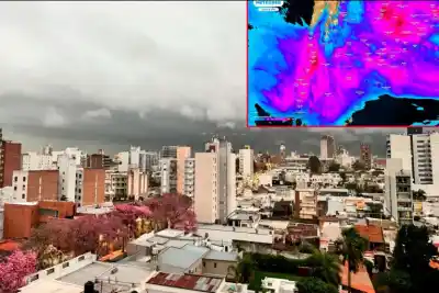 Alerta amarilla en toda Entre Ríos: el miércoles llega con tormentas y granizo
