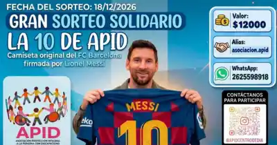 General Alvear: la camiseta de Messi que desata una ola solidaria