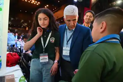 Alumnos sanluiseños llegaron a la Feria Nacional de Ciencias con un proyecto que descolocó a todos