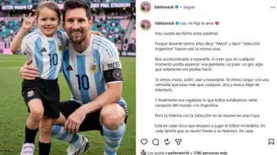 El Ogro Fabbiani le escribió una carta a Messi: el deseo que ilusiona a todo Newell's