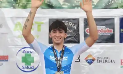 Lautaro Alba tocó el cielo en Misiones: el catamarqueño que se consagró campeón argentino de MTB