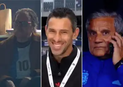 Despedida de Messi en el Monumental: los famosos que se sacaron una selfie en las tribunas