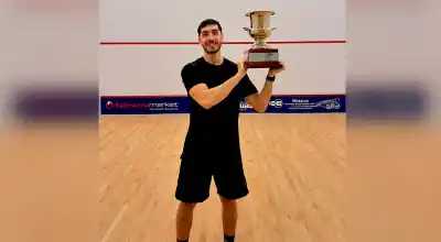 El posadeño que ganó en Canadá y ya es el quinto argentino del ranking mundial de squash