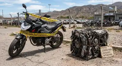 Metán: quieren compactar las motos secuestradas por picadas ilegales