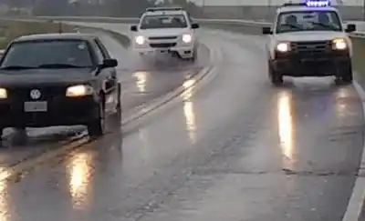 Alerta en la Ruta 35: el tramo donde el agua obliga a extremar cuidados