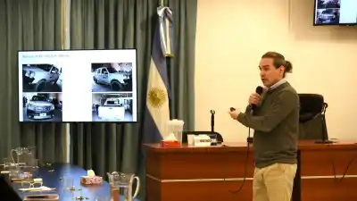 Declaró el perito que revisó la camioneta de Sánchez: la puerta abierta y la mancha que lo delata