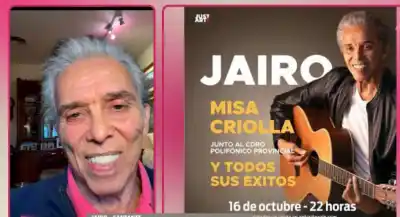 Jairo vuelve a La Rioja con la Misa Criolla y confiesa: "No he tenido la suerte de cantar muchas veces ahí"