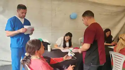 Se acercó al Hospital Móvil por un chequeo y no podía creer lo que le faltaba