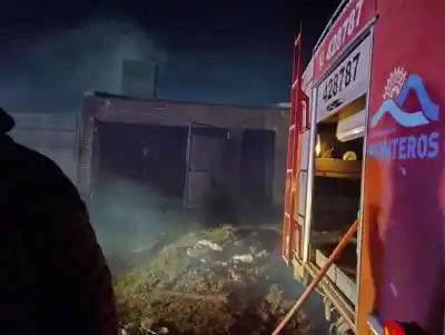 Susto en Monteros a raíz de un incendio estructural