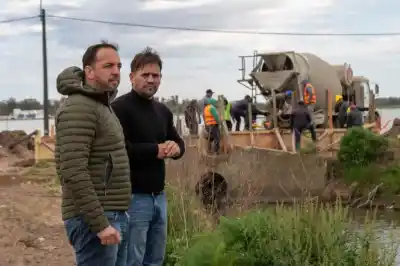 La obra que promete cambiarle la vida a tres barrios de Santa Rosa entra en su recta final