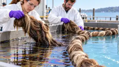 El truco con pelo de peluquería que limpia el agua contaminada con petróleo