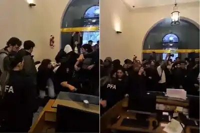 Miles de estudiantes se metieron en la Secretaría de Educación y armaron una sentada: el pedido que nadie esperaba
