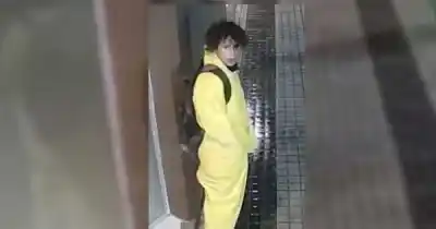 El mameluco amarillo que usó para robar en San Rafael no lo ayudó: quedó filmado