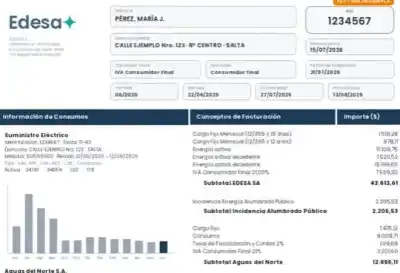 La factura de EDESA ya no es un misterio: qué dice el Ente Regulador sobre cada concepto que pagás